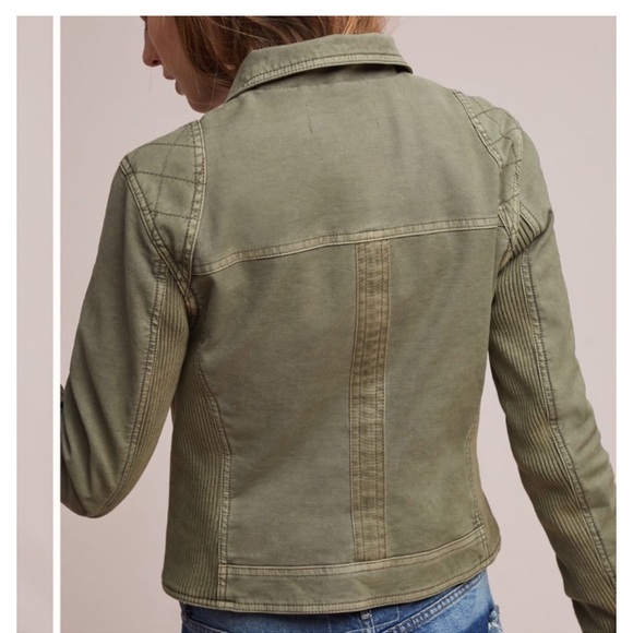 Anthropologie Everyday  Easy  Moto. Jacket L - Picture 9 of 9